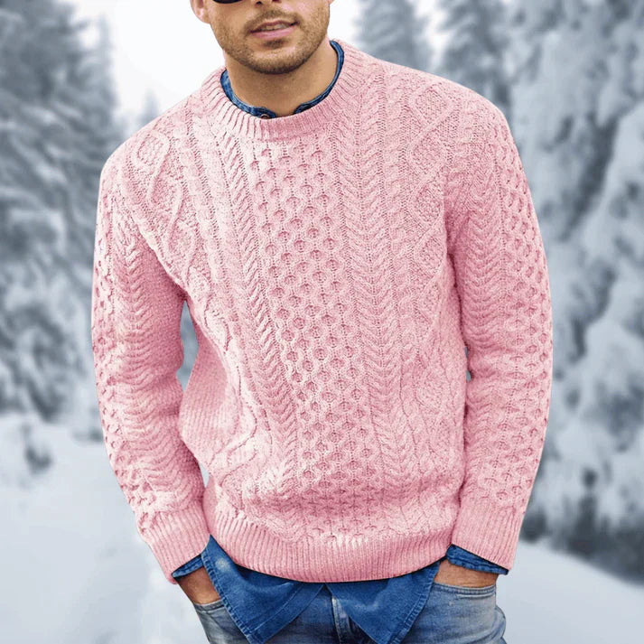 Grayson Men's Sweater – Warm & Stylish Cable-Knit Comfortable Winter Sweater