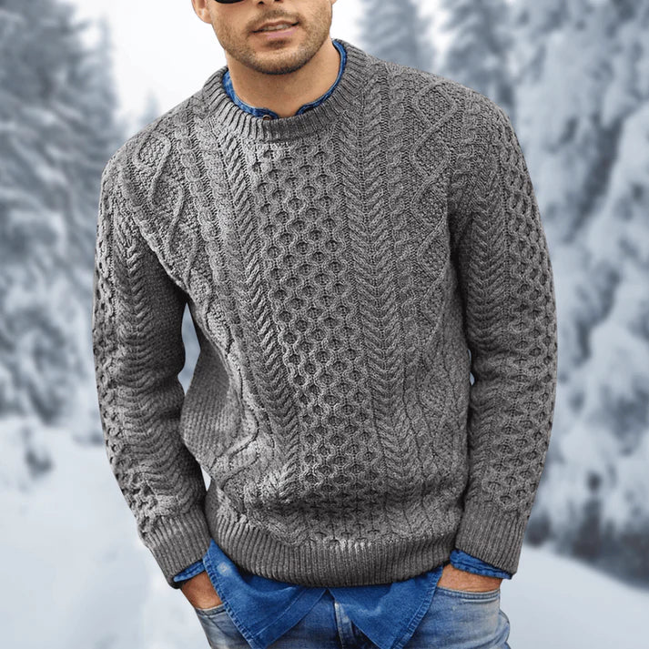 Grayson Men's Sweater – Warm & Stylish Cable-Knit Comfortable Winter Sweater