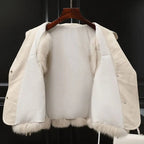 Kelsey Gilet Femme en Fausse Fourrure – Gilet Élégant avec Coupe Ajustable & Doublure Douce