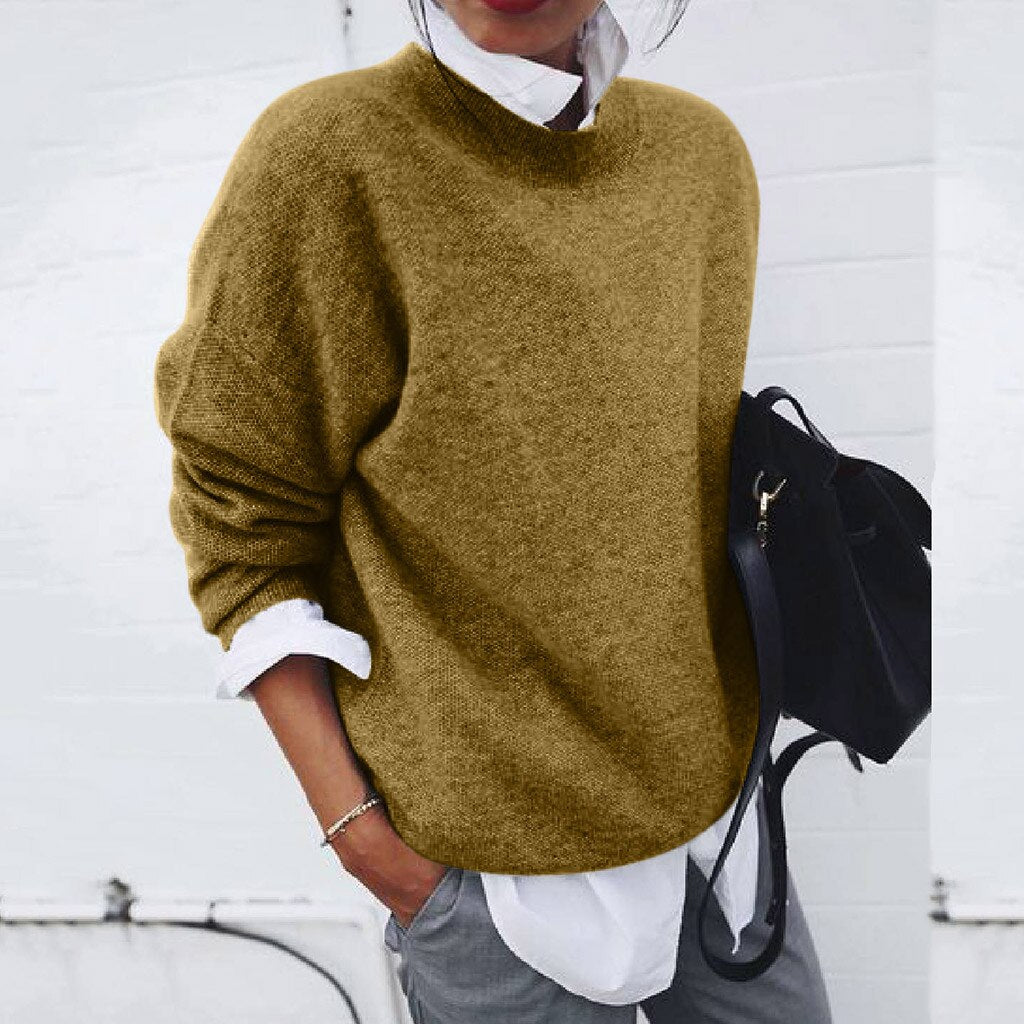 Ariette Pull Femme en Cachemire – Pull Élégant en Maille Douce avec Confort Luxueux et Style Intemporel