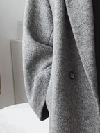 Emily Cappotto Donna – Lungo in Misto Lana con Taglio Oversize Elegante e Moderno