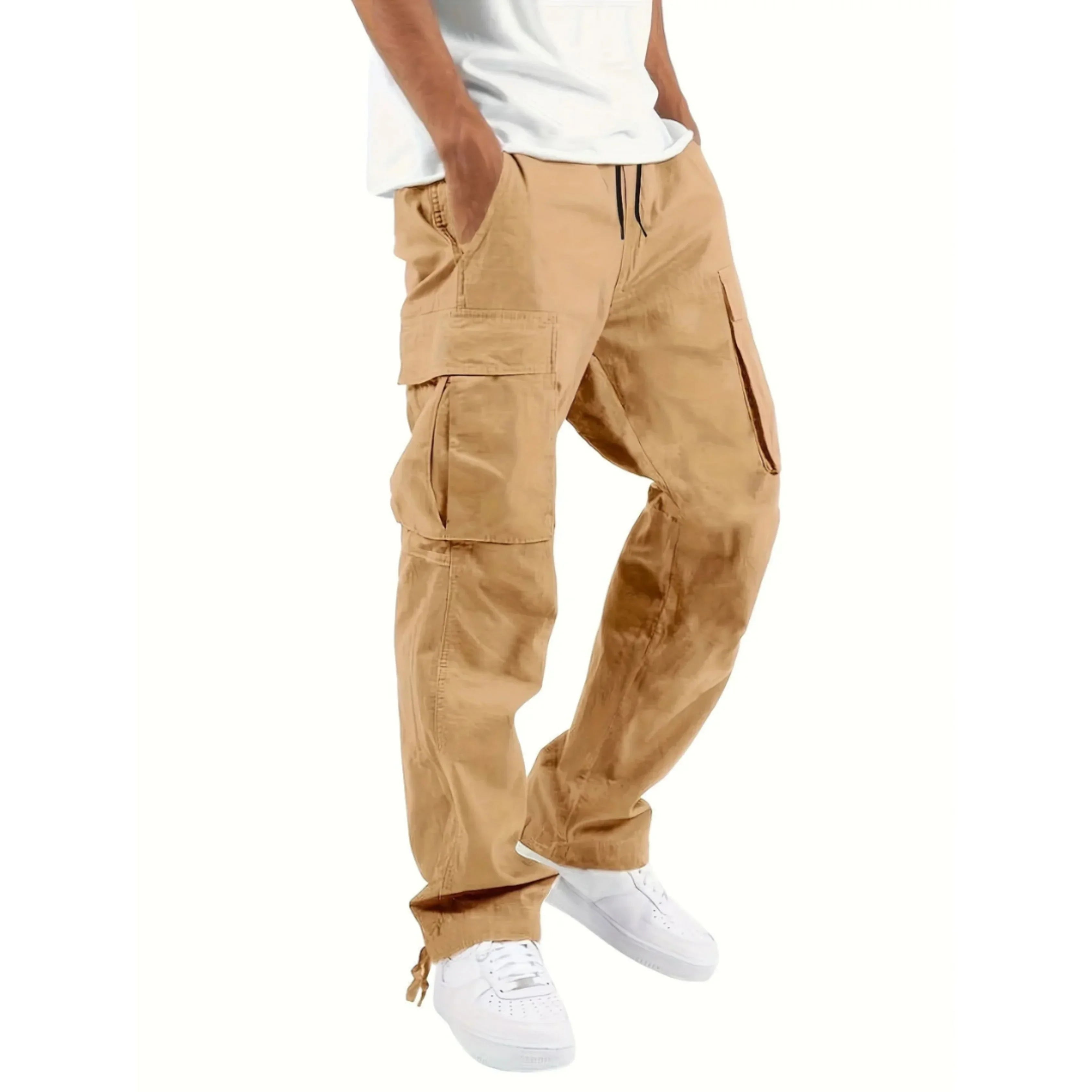 Men's Dylan Cargo Pants – Loose Straight Fit, Durable Comfort & Modern Urban Style