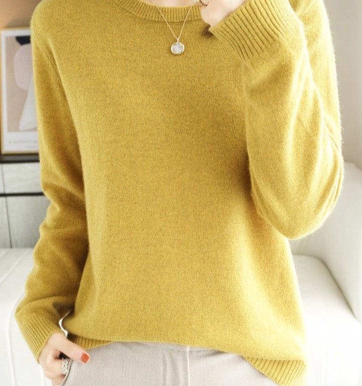 Viviane Women's Knitted Jumper – Soft Knit with an Elegant Cut & Timeless Style