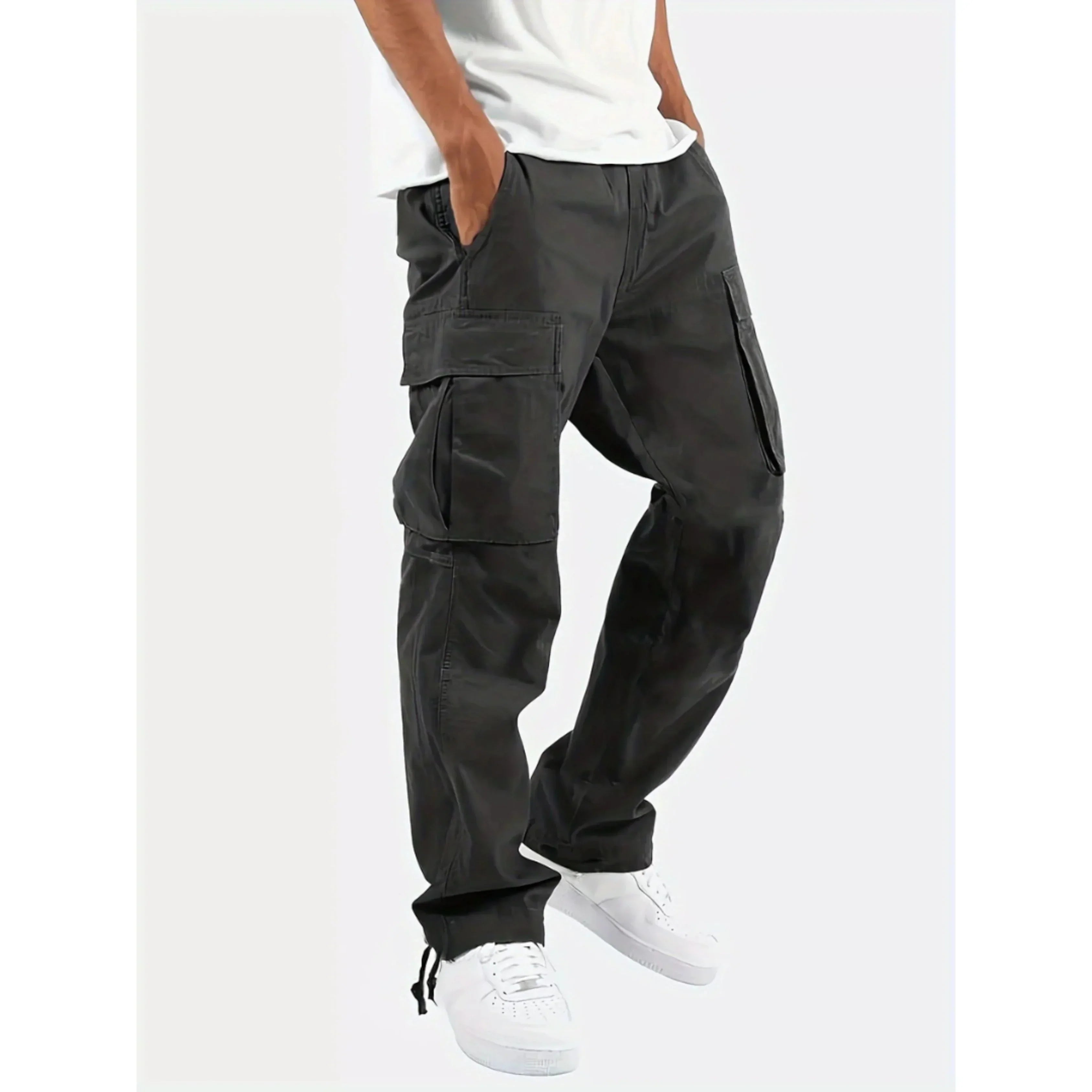Men's Dylan Cargo Pants – Loose Straight Fit, Durable Comfort & Modern Urban Style