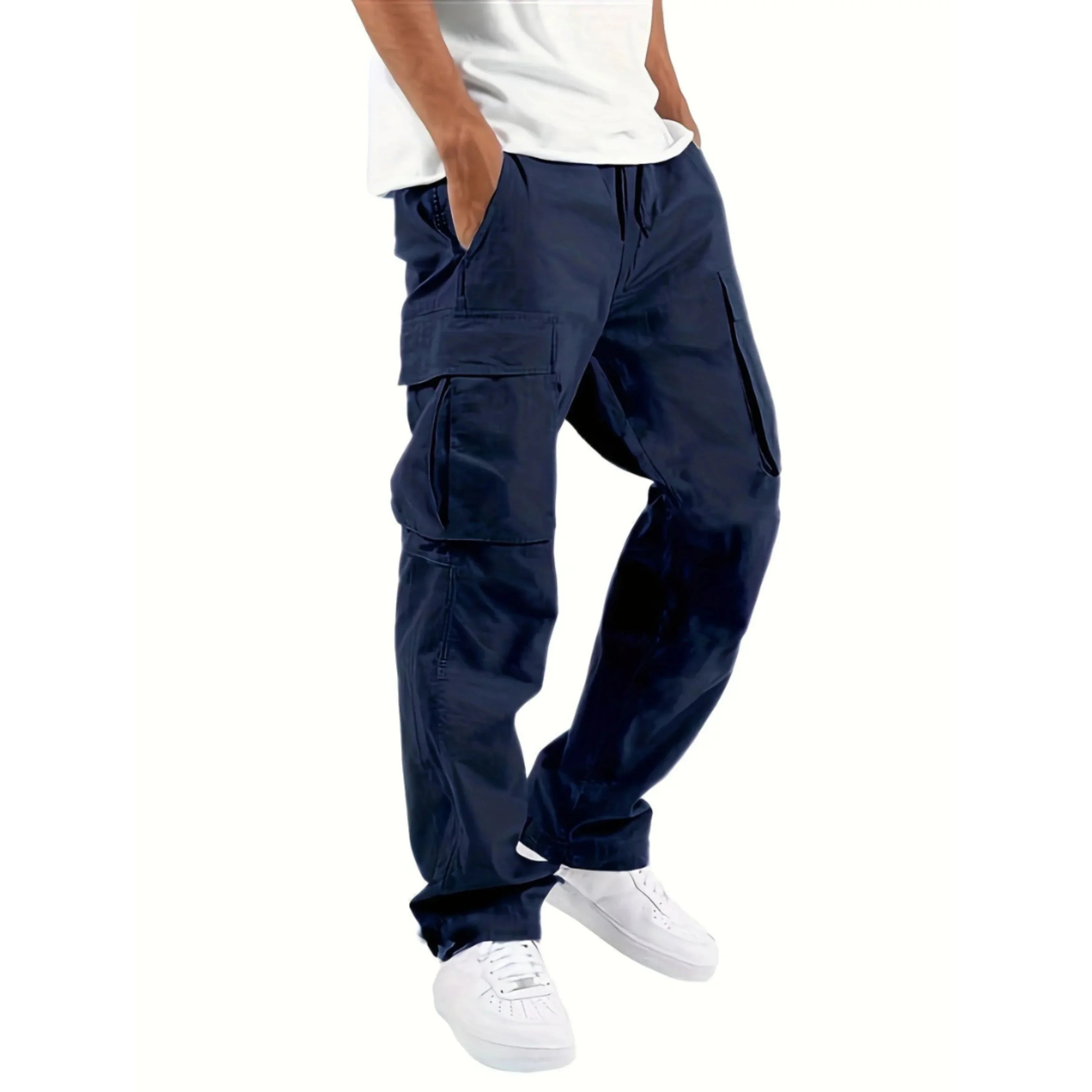 Men's Dylan Cargo Pants – Loose Straight Fit, Durable Comfort & Modern Urban Style
