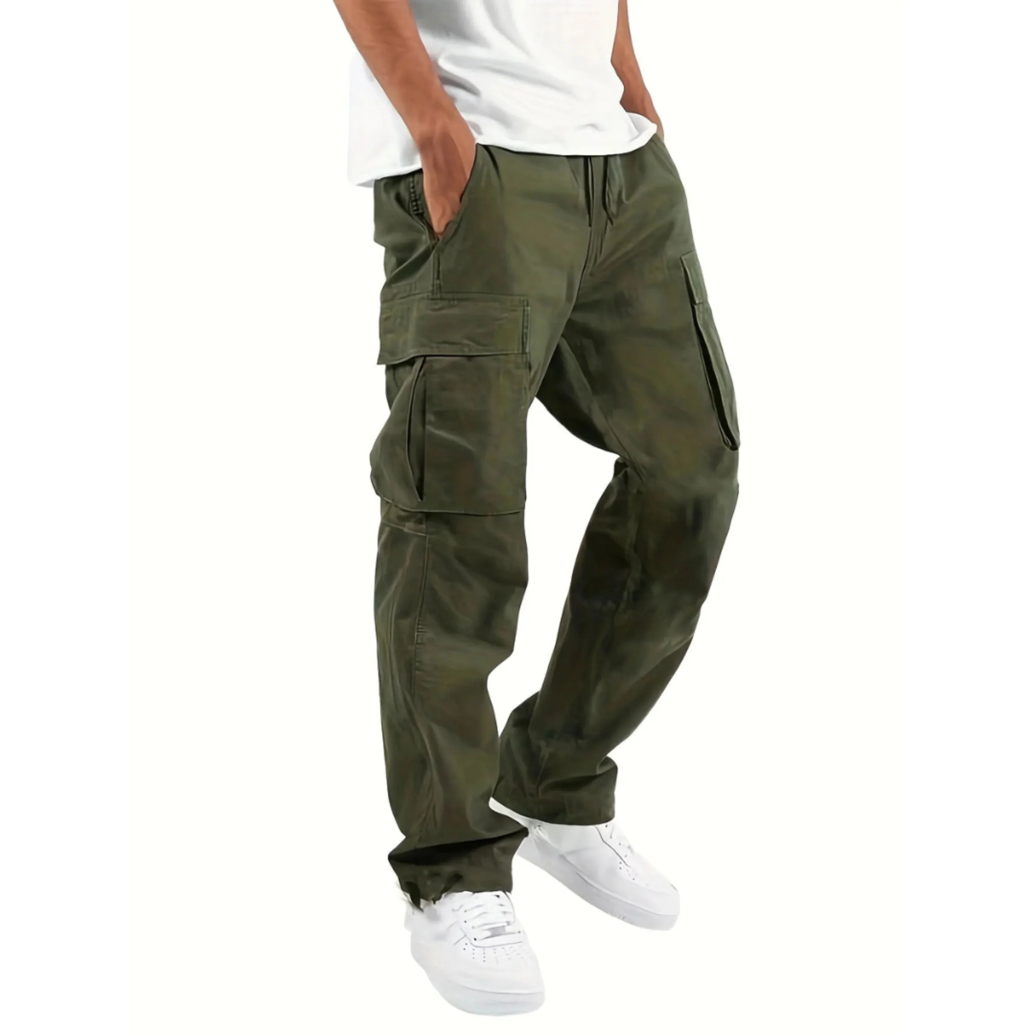 Men's Dylan Cargo Pants – Loose Straight Fit, Durable Comfort & Modern Urban Style
