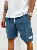 Andrew Short Homme en Velours Côtelé – Short Confortable avec Stretch et Style Intemporel