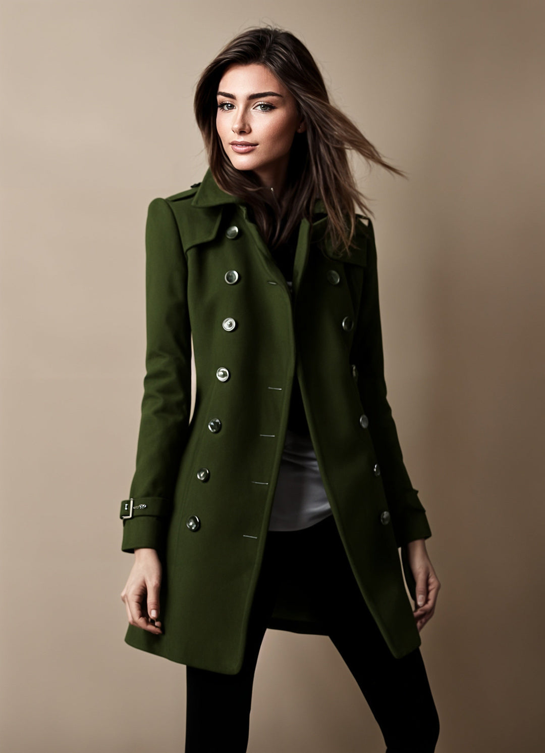 Céline Manteau Femme – Manteau Élégant à Coupe Moderne, Style Chic & Intemporel