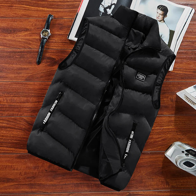 Henry Gilet Matelassé Homme – Gilet Sans Manches Isolant avec Fermeture Éclair