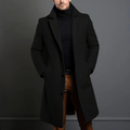 Renato Men's Long Coat – Elegant Winter Coat with Classic Cut & Timeless Style