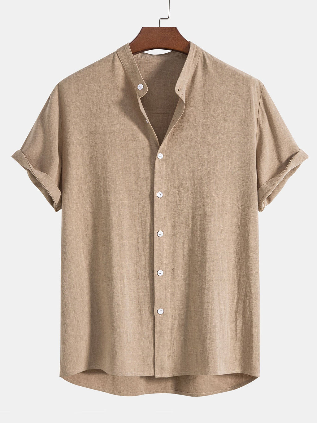Logan Ensemble Estival Homme – Ensemble en Lin Léger avec Chemise à Manches Courtes et Pantalon Confortable