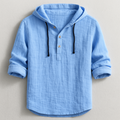 Nathaniel Men's Hoodie – Lightweight Breathable Cotton, Modern Fit & Smart Casual Style
