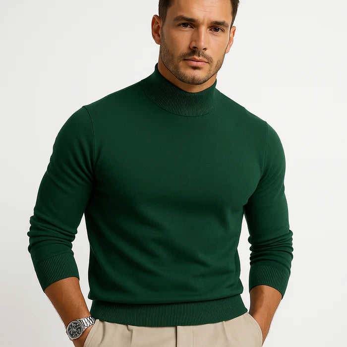 Thomas Pull Col Roulé Homme – Maille Douce Premium, Coupe Moderne & Élégance Intemporelle