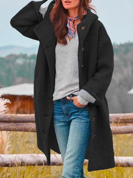 Claire Women's Wool Coat – Elegant, Warm, and Versatile for Winter