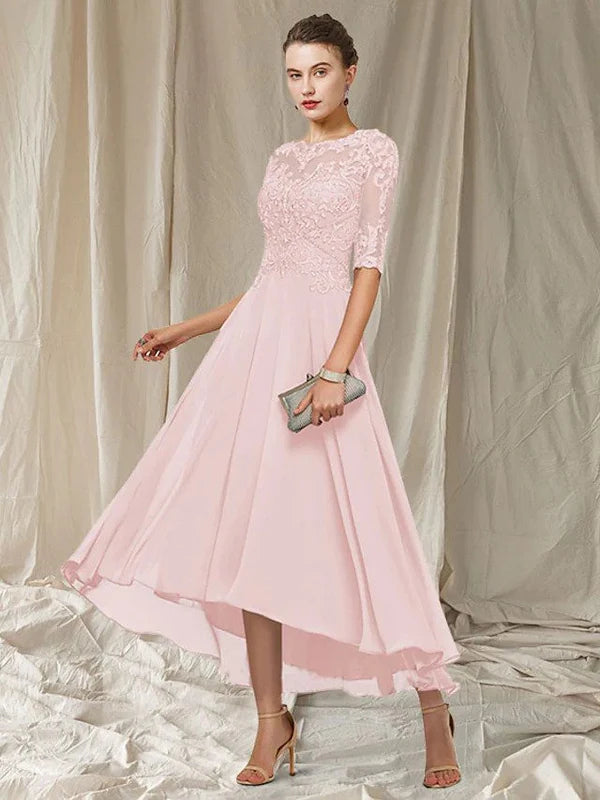 Manon Robe de Soirée Femme – Robe Longue en Dentelle Élégante avec Coupe Fluide pour Cérémonies