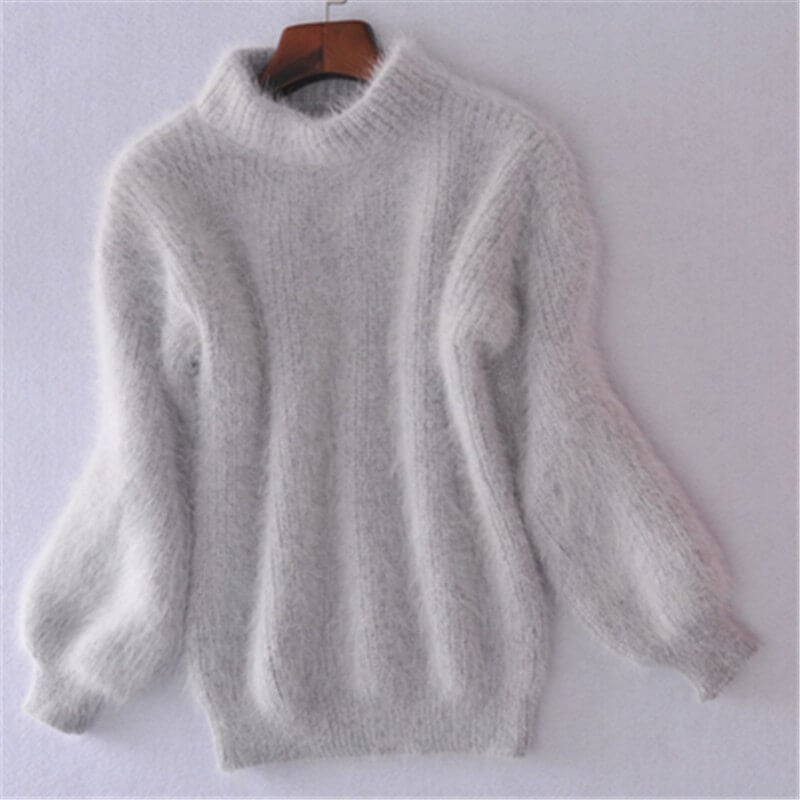 Isolde Women's Wool Sweater – Loose Knit Sweater with Soft Knit and Timeless Style
