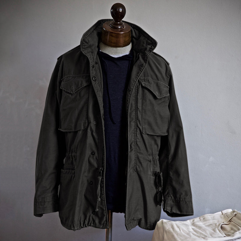 Brennon Veste Homme M-65 Field – Veste Militaire Vintage avec Design Fonctionnel et Style Intemporel