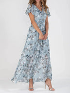 Chloé Abito Midi Donna – Abito Elegante a Taglio Slim in Tessuto Morbido per Ogni Occasione