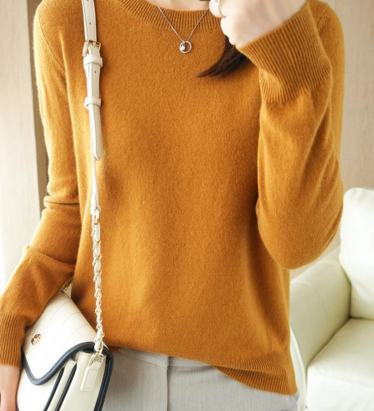 Viviane Women's Knitted Jumper – Soft Knit with an Elegant Cut & Timeless Style