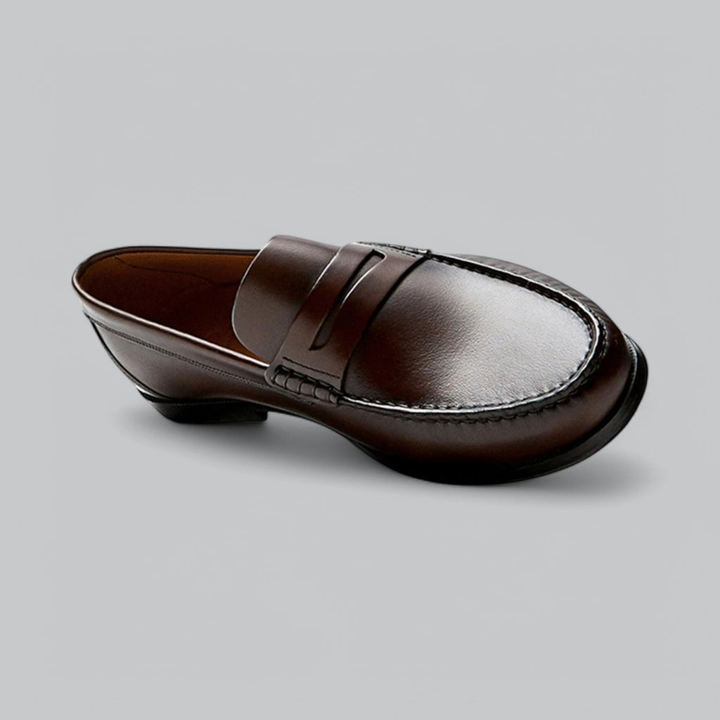 Antoine Mocassins Homme en Cuir – Chaussures Slip-On Élégantes avec Semelle en Caoutchouc