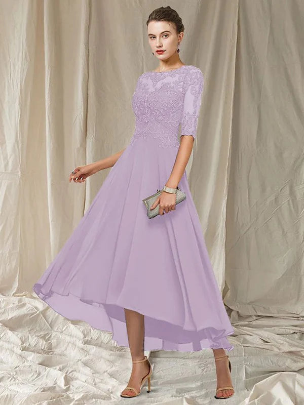 Manon Robe de Soirée Femme – Robe Longue en Dentelle Élégante avec Coupe Fluide pour Cérémonies