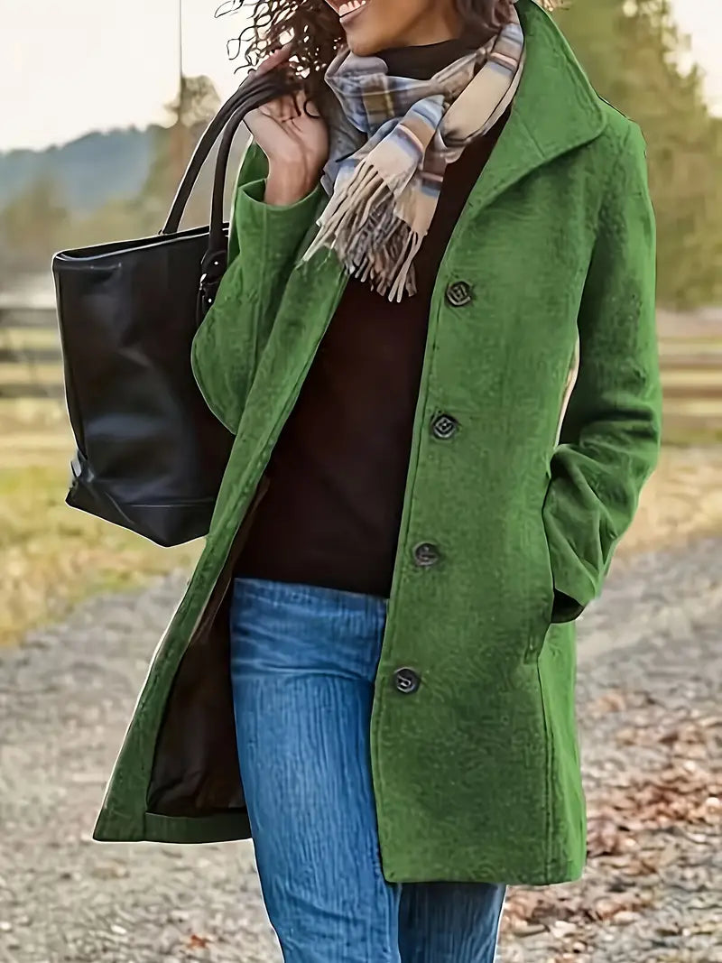 Roseline Manteau Femme d'Hiver – Manteau Élégant avec Doublure Chaude et Coupe Féminine