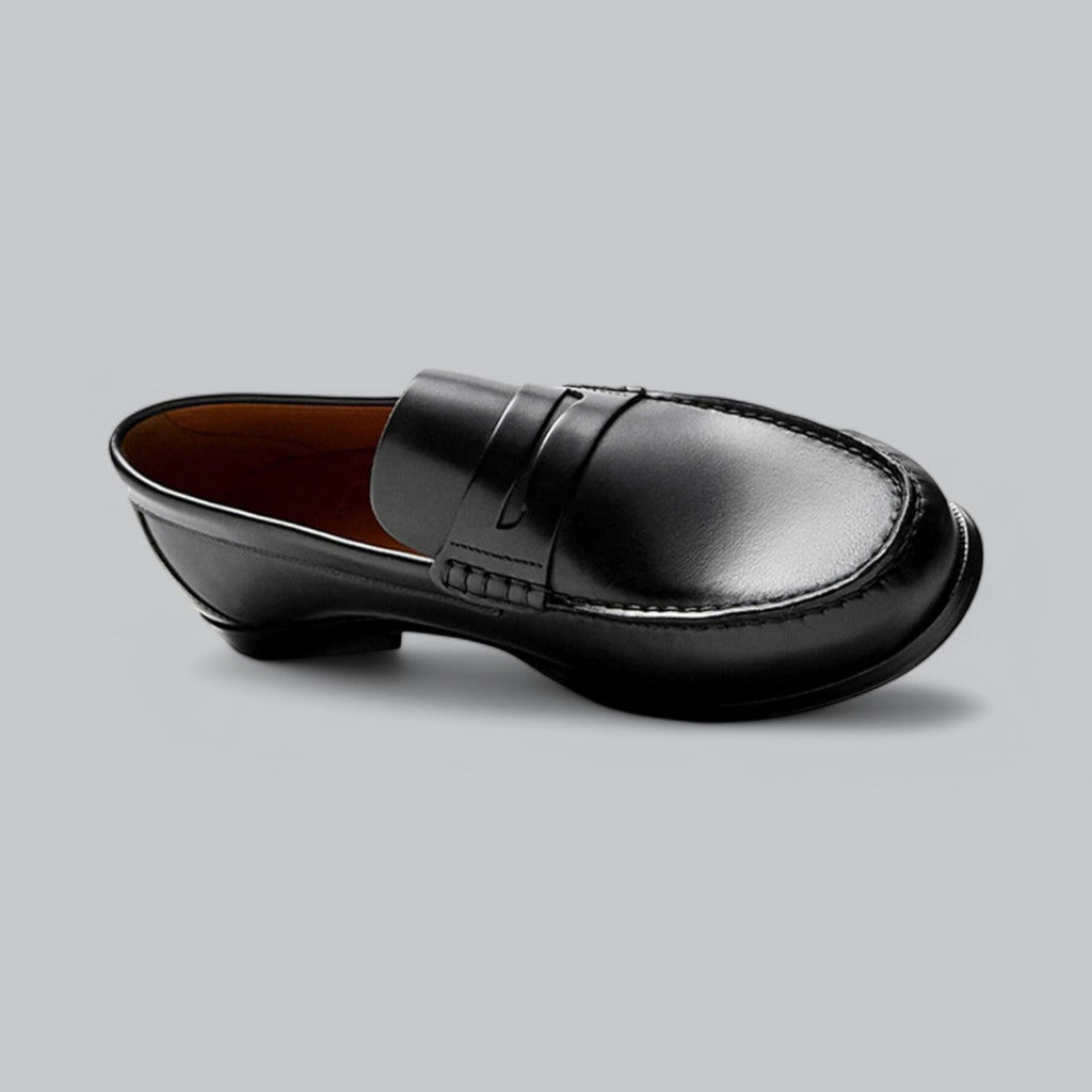 Antoine Mocassins Homme en Cuir – Chaussures Slip-On Élégantes avec Semelle en Caoutchouc
