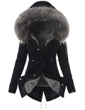 Ella Women's Coat – Long Winter Coat with Thermal Insulation and Elegant Cut