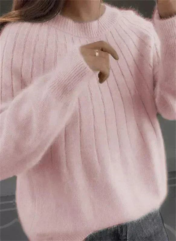 Megan Pull en Cachemire Femme – Pull Doux et Luxueux en 100 % Cachemire pour l'Automne et l'Hiver