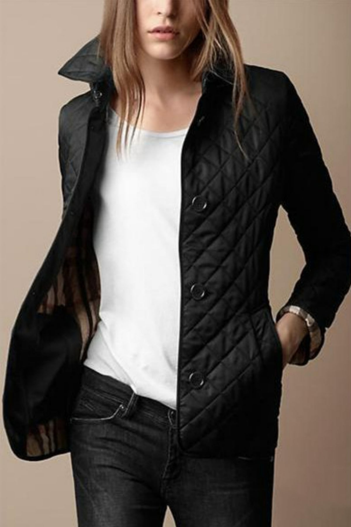 Ava Veste Matelassée Femme – Veste Élégante et Confortable avec Coupe Ajustée