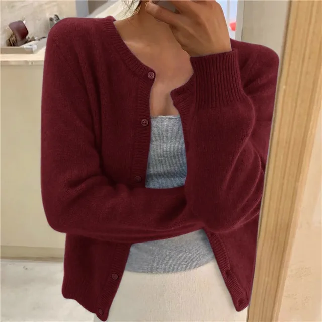 Sophia Cardigan Femme – Gilet en Maille Douce à Coupe Ample et Élégance Intemporelle