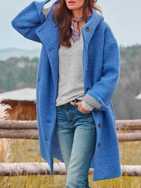 Claire Women's Wool Coat – Elegant, Warm, and Versatile for Winter