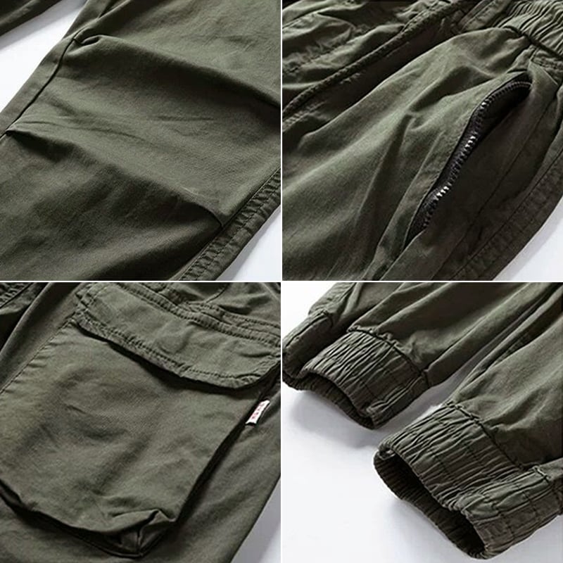 Thomas Pantalones Cargo para Hombre – Pantalones Elásticos con Spandex, Corte Moderno y Bolsillos Prácticos