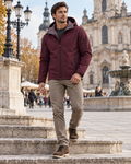 Rafael Veste softshell homme a capuche impermeable doublee polaire