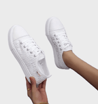 Noémie Sneakers Donna – Sneakers Bianche con Lacci, Traspiranti e Suola Antiscivolo