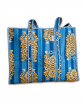 Blythe Sac Cabas Femme – Grand Tote Bag Imprimé Tigre Coton avec Poche Intérieure