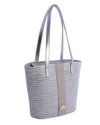 Piper Women's Straw Bag – Round Rattan and Raffia Adjustable Bohemian Shoulder Bag