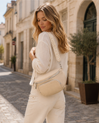 Bryn Sac Bandoulière Femme – Sac Banane en Cuir Végan Multipoches Bandoulière Réglable