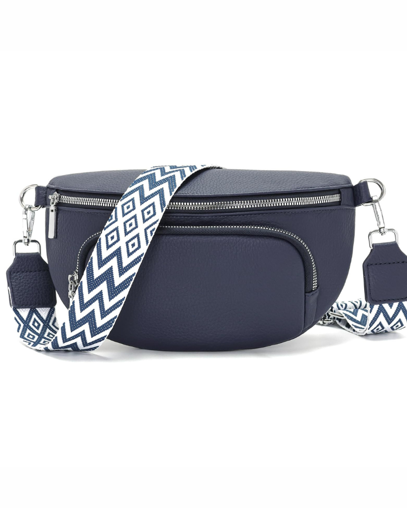 Borsa a tracolla da donna Bryn – Marsupio in pelle vegana con più tasche e tracolla regolabile
