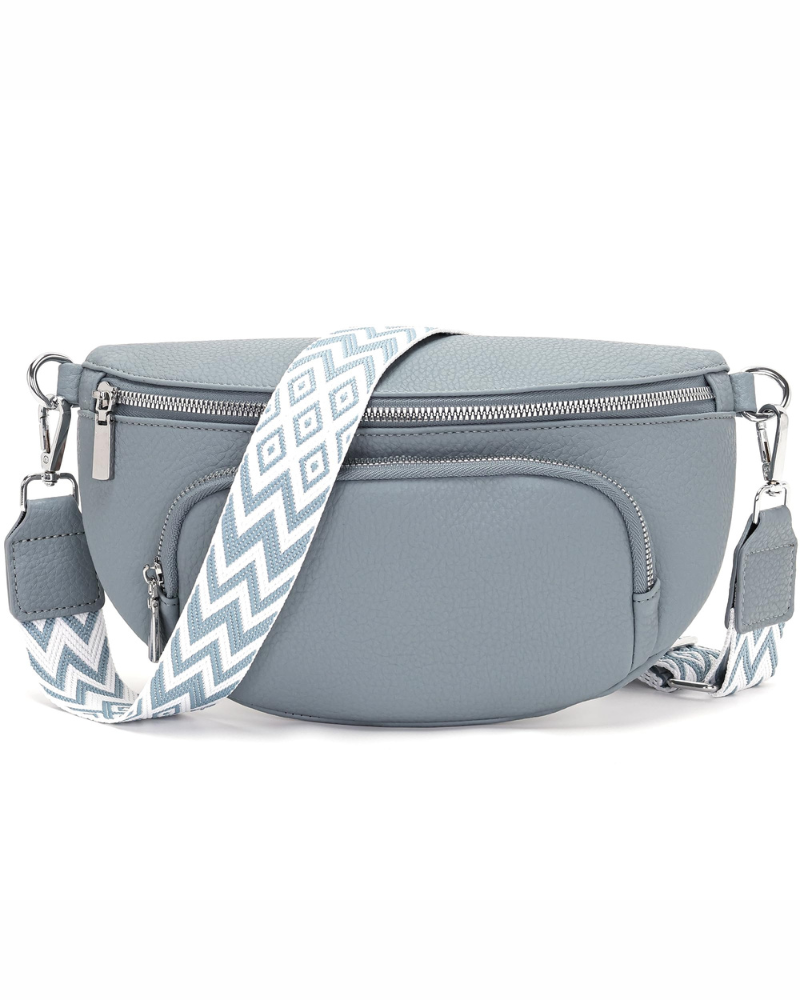 Borsa a tracolla da donna Bryn – Marsupio in pelle vegana con più tasche e tracolla regolabile