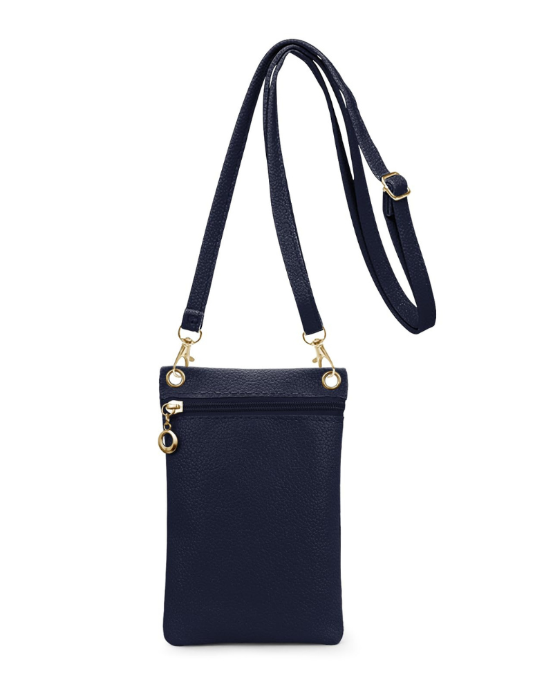 Pochette porta cellulare da donna Tatum – Borsa a tracolla in pelle PU con chiusura a zip e tracolla removibile