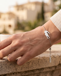 Teagan Bracelet Femme – Bracelet Chaîne en Acier Inoxydable Motif Crocodile Élégant