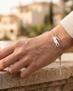 Teagan Bracelet Femme – Bracelet Chaîne en Acier Inoxydable Motif Crocodile Élégant