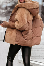 Seraphine Veste Femme d'Hiver – Veste Chaude avec Design Multicolore Moderne et Confort Quotidien