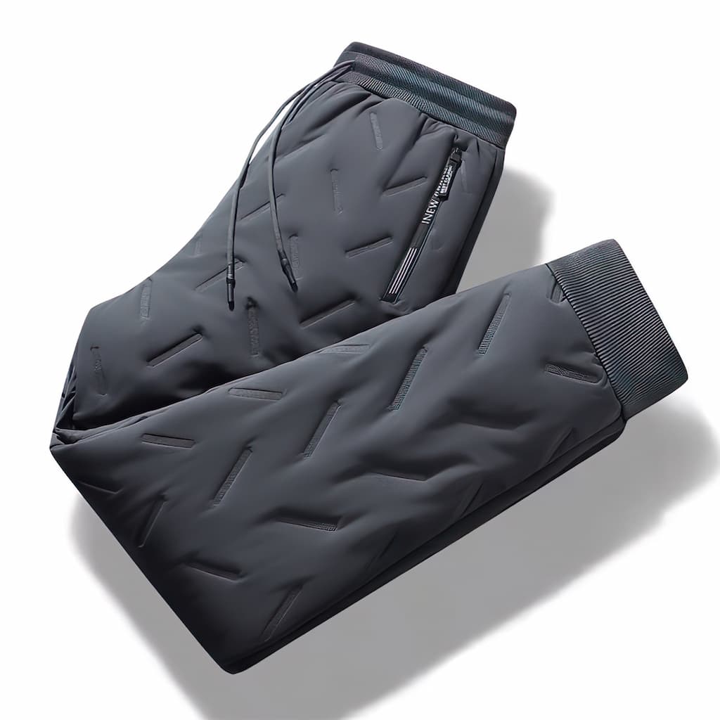 Zinnia Women's Thermal Trousers - Waterproof Winter Joggers with Sherpa Lining and Zippered Pockets