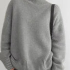 Madison Women's Cashmere Sweater – Soft and Stylish 100% Cashmere Oversized Turtleneck Sweater
