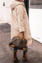 Élodie Manteau Femme Réversible – Veste Chaude Élégante à Double Style pour l’Hiver
