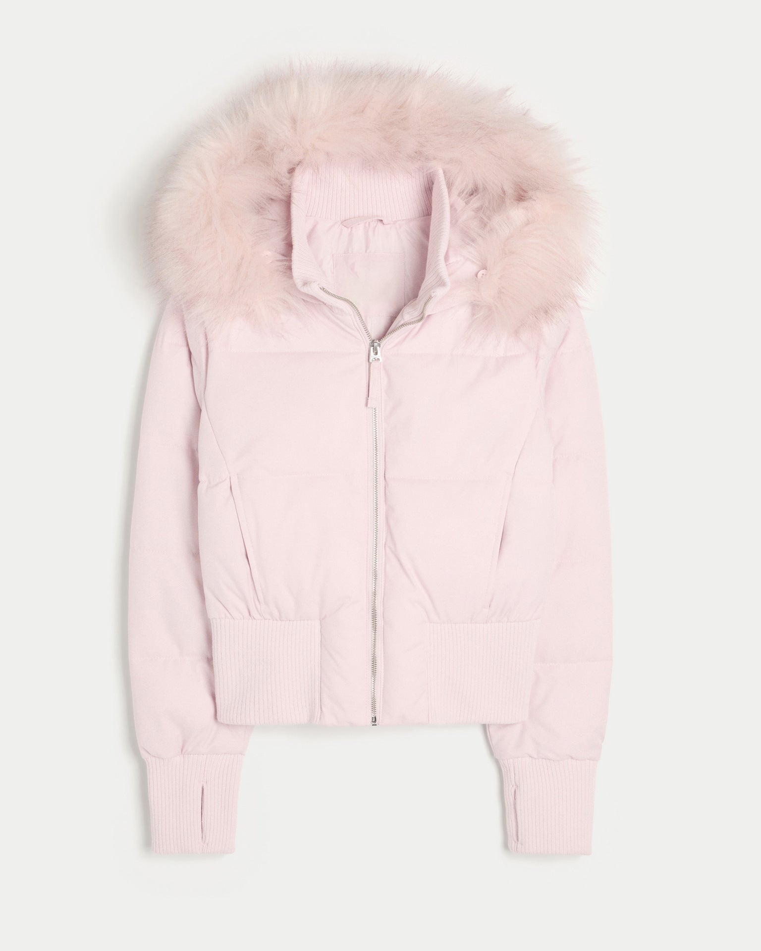 Natalie Manteau d'Hiver Femme – Veste Matelassée Chaude avec Capuche Amovible et Col en Fausse Fourrure