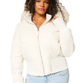 Women's Natalie Winter Coat – Warm Quilted Jacket with Detachable Hood and Faux Fur Collar