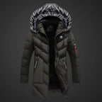 Landon Cappotto Invernale Uomo – Parka Caldo con Tessuto Idrorepellente e Cappuccio Regolabile